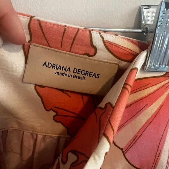 ADRIANA DEGREAS  Off White Seashell Top & Long Skirt Set - Small - Picture 11 of 13